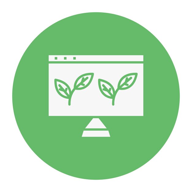 Ilustración del vector de la agricultura inteligente