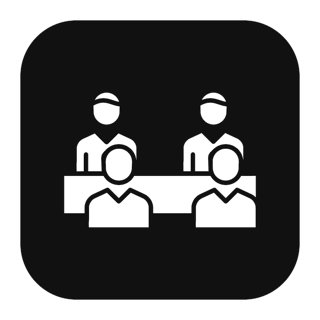 Ilustración del vector de agrupación de personal