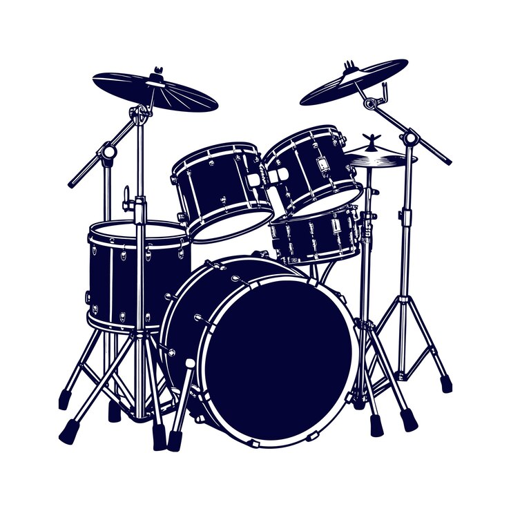 Vector una ilustración de vector aislado de un kit de batería clipart