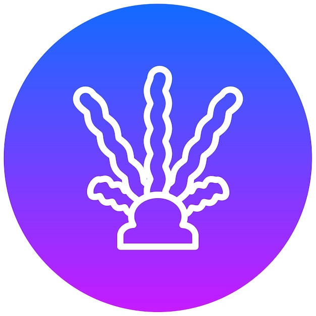 Ilustración del vector de las algas
