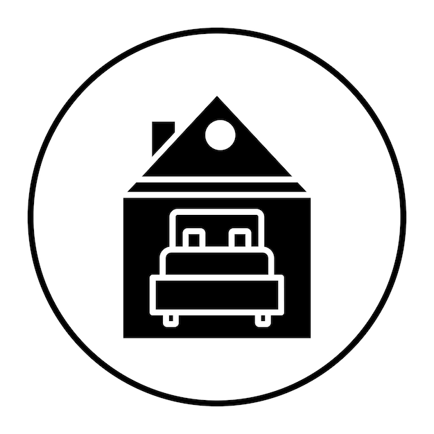 Ilustración del vector de alojamiento