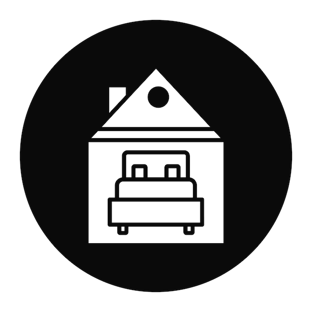 Ilustración del vector de alojamiento