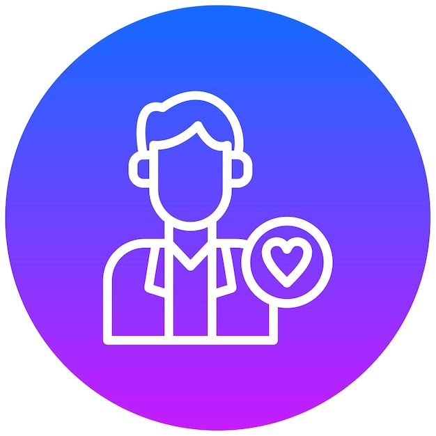 Ilustración del vector del amor