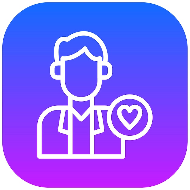 Ilustración del vector del amor