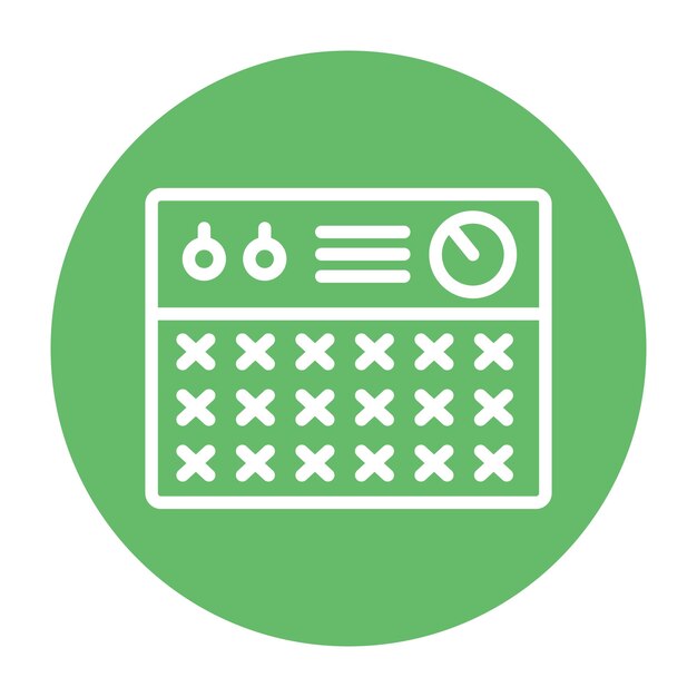 Ilustración del vector del amplificador