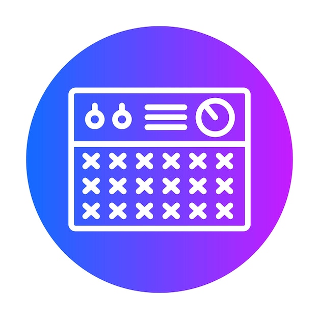 Ilustración del vector del amplificador