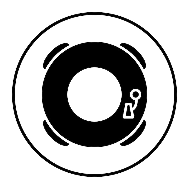 Ilustración del vector del anillo de goma