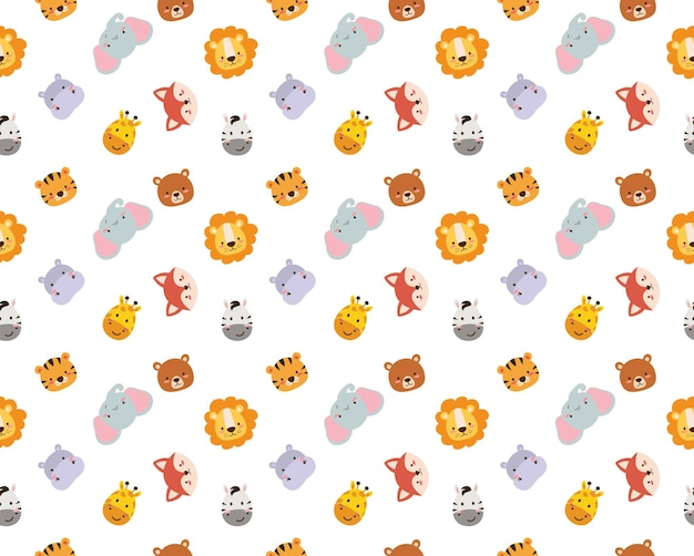 Ilustración de vector de animales lindos