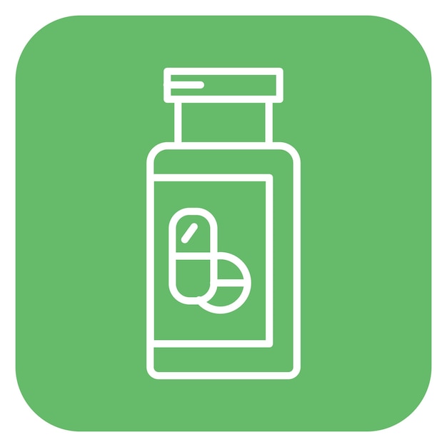 Ilustración del vector antibiótico