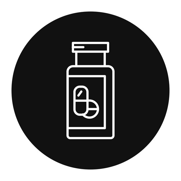 Ilustración del vector antibiótico