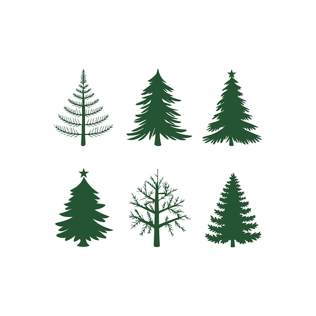 Ilustración de vector de árbol de Navidad