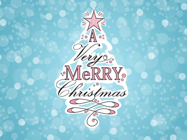 Ilustración de vector de árbol de navidad
