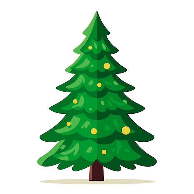 Ilustración de vector de árbol de Navidad