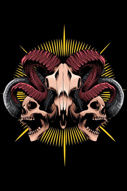 Ilustración de vector de Aries