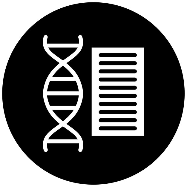 Ilustración del vector de asesoramiento genético