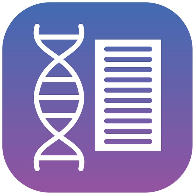 Ilustración del vector de asesoramiento genético