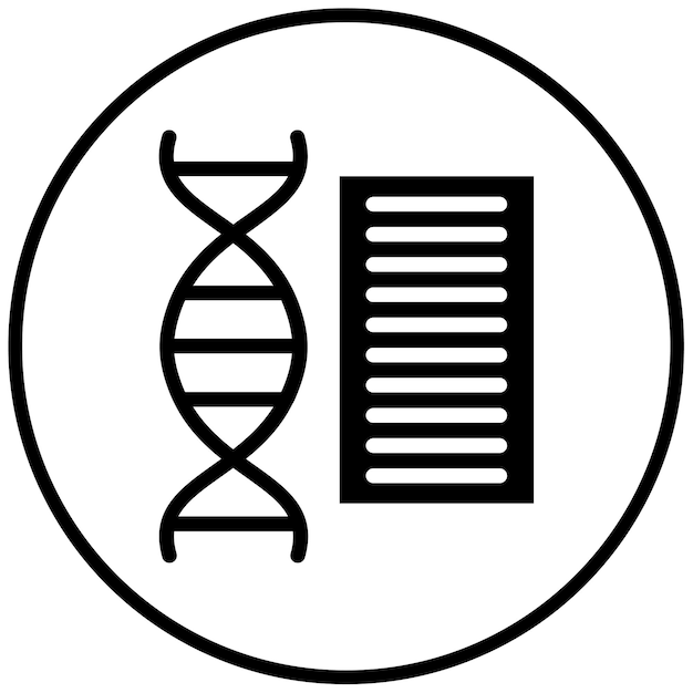Ilustración del vector de asesoramiento genético