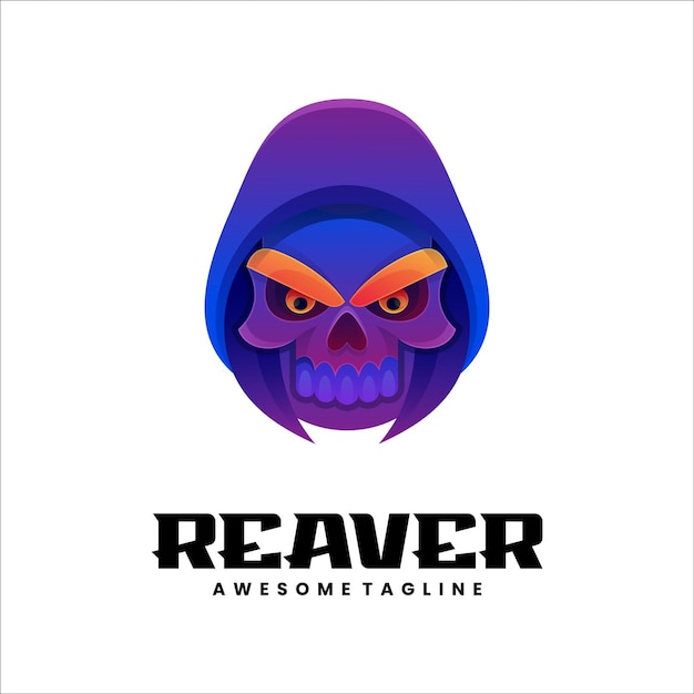 Ilustración Vector Asistente Estilo Colorido Degradado