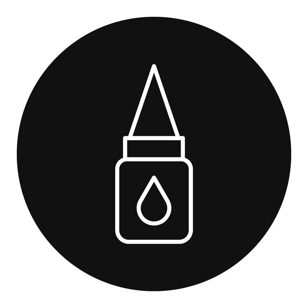 Ilustración del vector del aspirador nasal