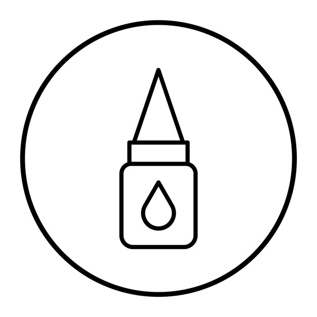 Ilustración del vector del aspirador nasal