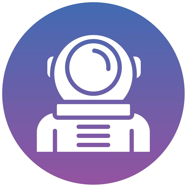 Ilustración del vector del astronauta