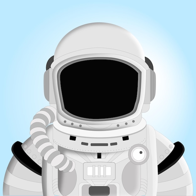 Vector ilustración de vector de astronauta