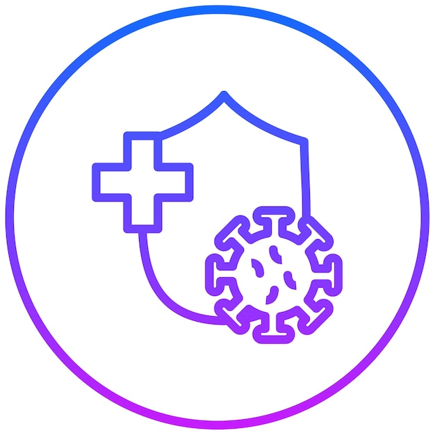 Ilustración del vector de aumento de la inmunidad
