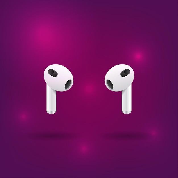 Ilustración de vector de auriculares