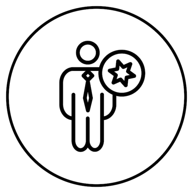 Ilustración del vector de autoestima