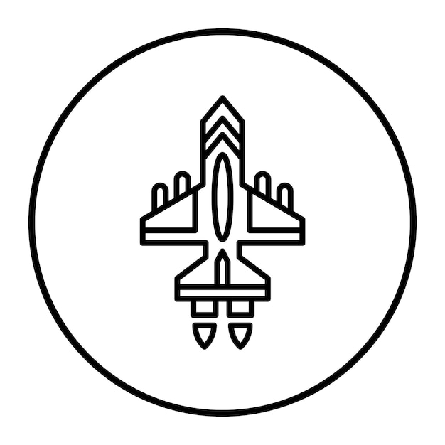 Ilustración del vector del avión