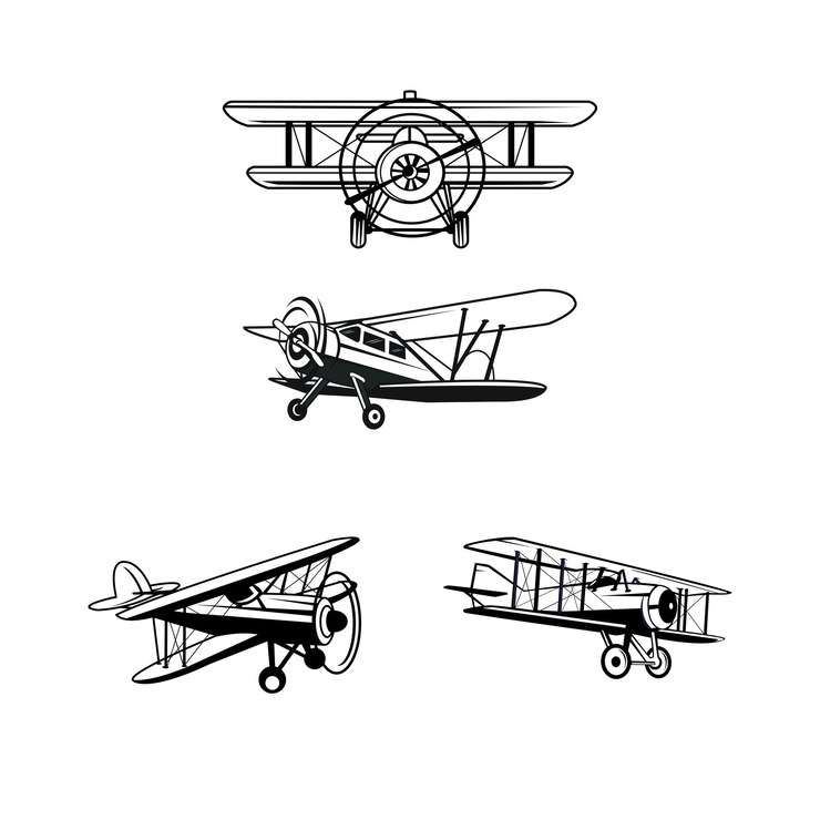 Ilustración de vector de avión