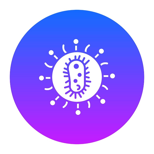 Ilustración del vector bacteriano