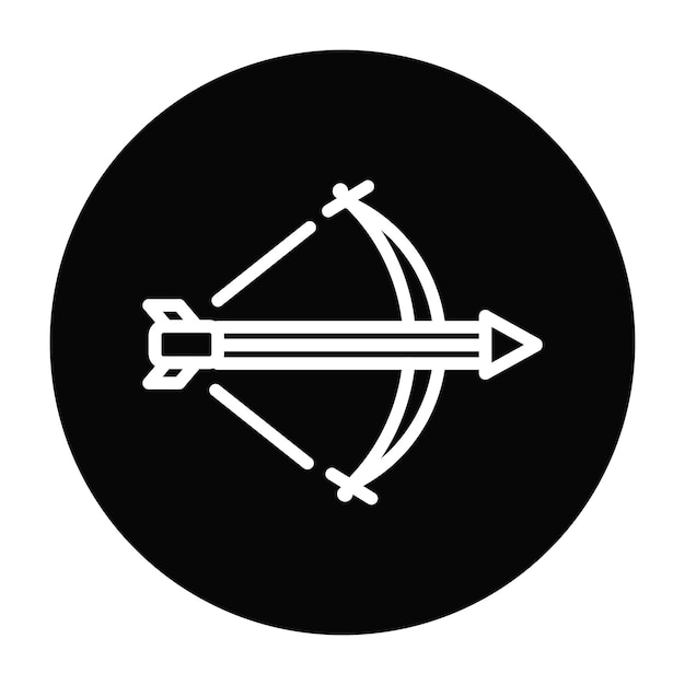 Ilustración del vector de la ballesta