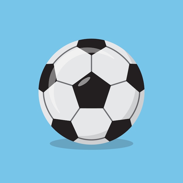 Ilustración de vector de balón de fútbol