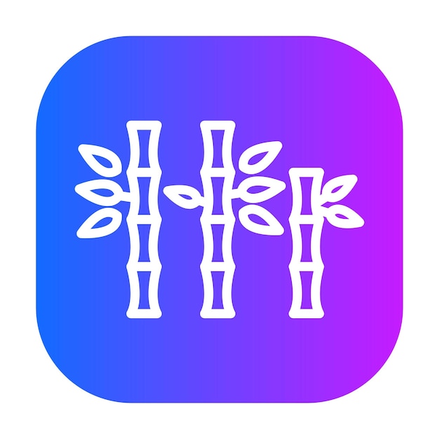 Ilustración de vector de bambú