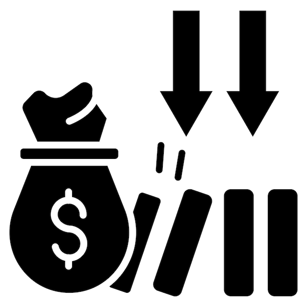 Vector ilustración del vector de la bancarrota