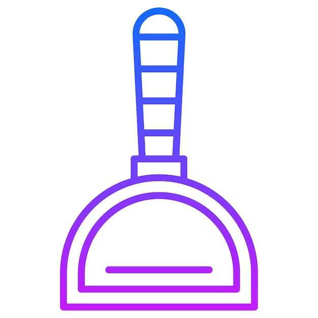 Ilustración del vector de la bandeja de polvo