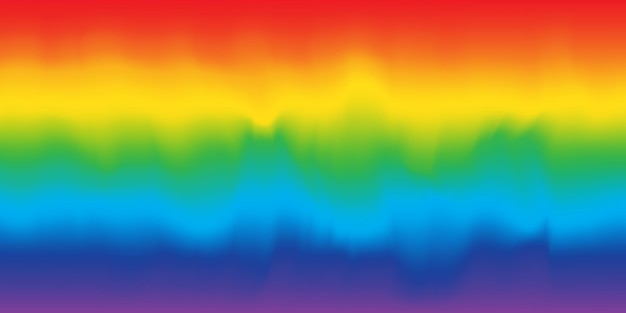 Ilustración de vector de bandera de arco iris en estilo moderno abstracto