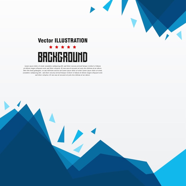 Ilustración de vector de banner de fondo geométrico abstracto