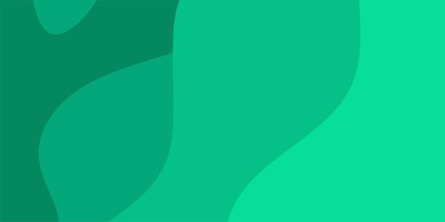 Ilustración de vector de banner de fondo moderno abstracto verde