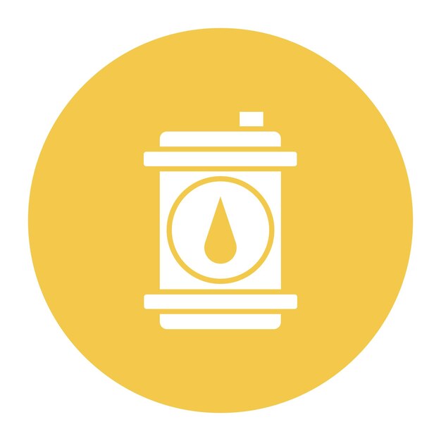 Ilustración del vector del barril de petróleo