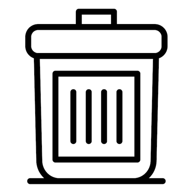 Ilustración del vector de la basura de reciclaje