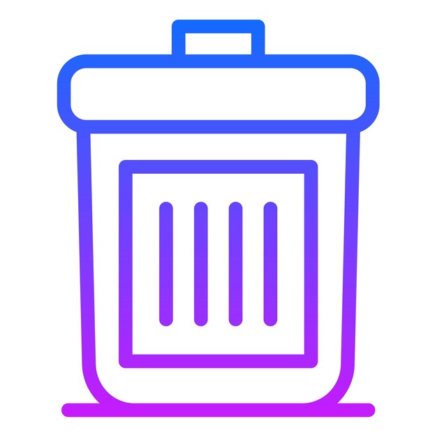 Ilustración del vector de la basura de reciclaje