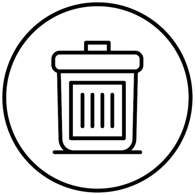 Ilustración del vector de la basura de reciclaje