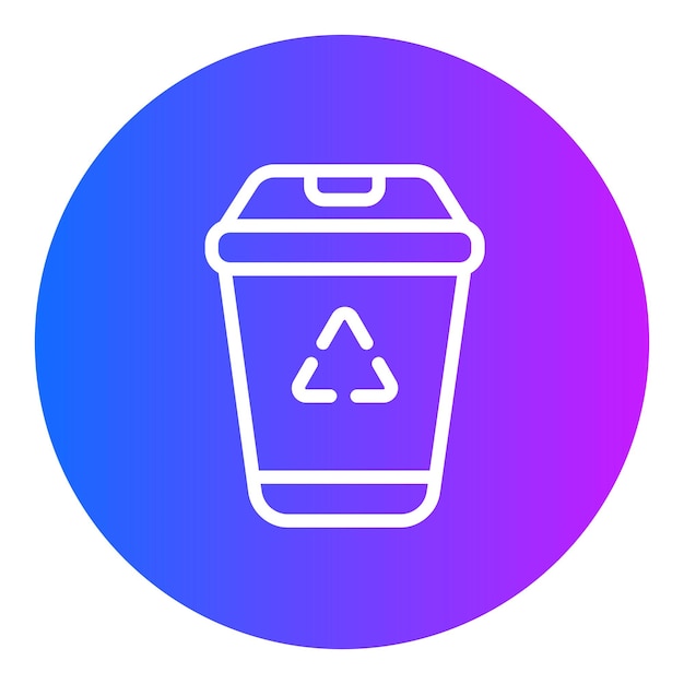 Ilustración del vector de la basura de reciclaje