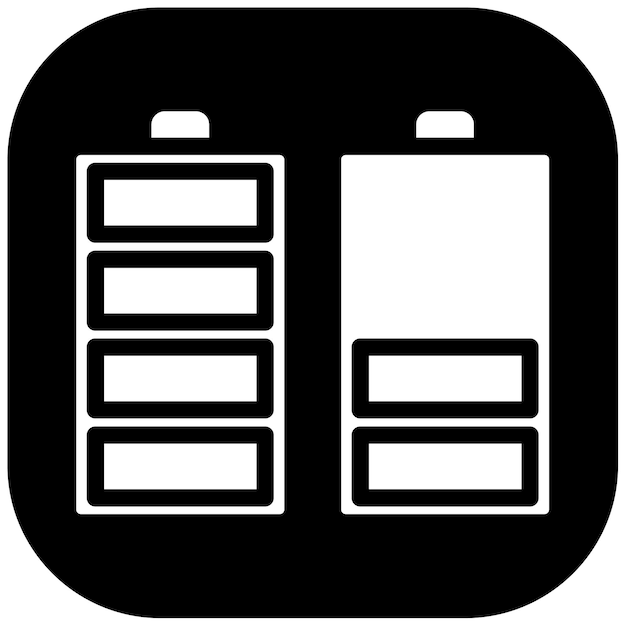Ilustración del vector de la batería de Android