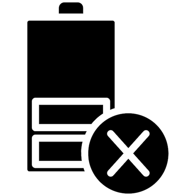 Ilustración del vector de la batería