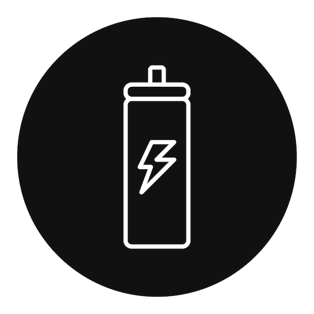 Ilustración del vector de la bebida energética