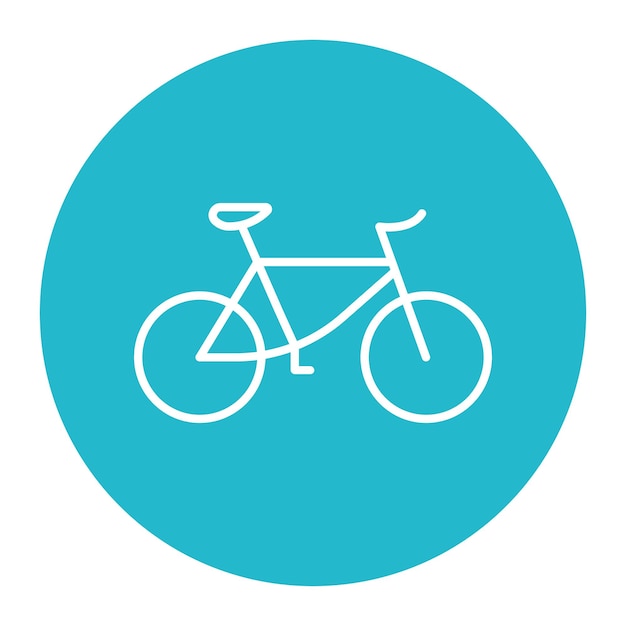 Ilustración del vector de la bicicleta