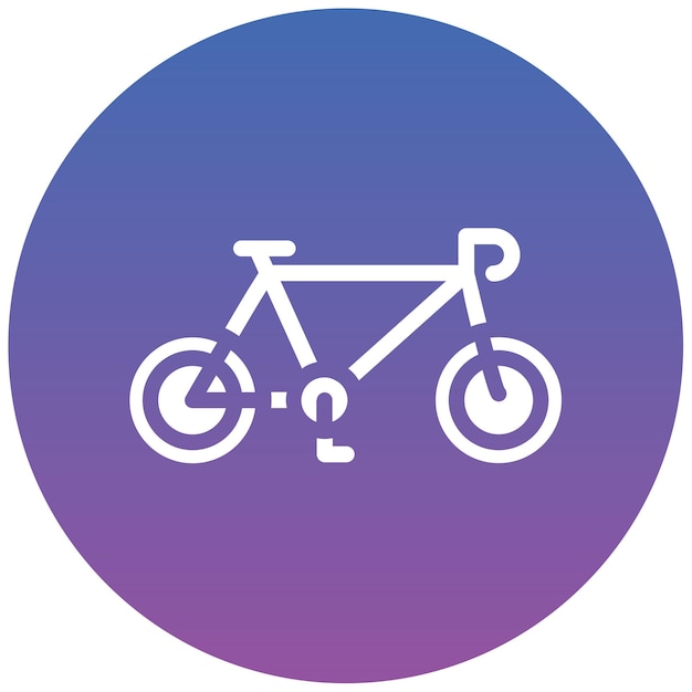 Ilustración del vector de la bicicleta